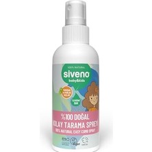SIVENO%100 Doğal Kolay Tarama Spreyi Çocuklar Için Nemlendirici Hindistan Cevizi Yağlı 100 ml
