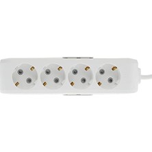 Multi-Let 4lü Topraklı Kablolu Ç.k 2mt Priz