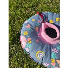 Petris Kedi ve K.ırk Köpek Boyunluk-Elizabeth Yakalık Operasyon Boyunluk-Kedi Boyun Yastığı(Gri-Pembe Kafalar)