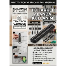 Segy Home Manyetik-Mıknatıslı Bıçak Askısı Bıçak Tutucu Bıçak Organizer / Araç Askı Bar