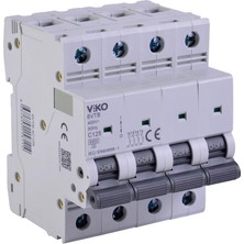 6VTB-4C125 Otomatik Sigorta 6ka C Tipi 4 Kutup 125A