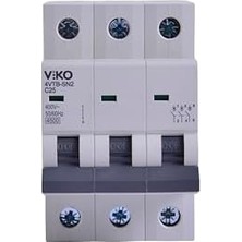 4VTB-3C25 Otomatik Sigorta 4,5ka C Tipi 3 Kutup 25A