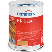 Remmers Hk-Lasur 3in1 Solvent Bazlı Dış Cephe Ahşap Koruyucu Vernik - Açık Meşe (Sarı) 750 ml