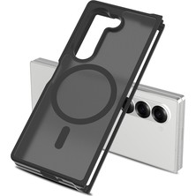 Sionel Galaxy Z Fold 6 Kılıf M-Safe Şarj Özellikli Kamera Korumalı Lunex Kapak