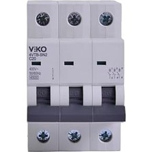 4VTB-3C20 Otomatik Sigorta 4,5ka C Tipi 3 Kutup 20A