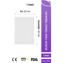 Luofucon® Silikon Tabaka Dövme Sildirme Cilt Temas Yapışkanlı Delikli Film 1'Li