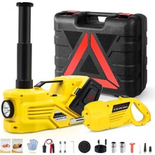 Tastech Kriko Kiti 5 Tonluk Hidrolik Kriko 150 Psi Lastik Şişirme Aleti Hava Pompası Bijon Sökme LED Işık