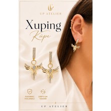 Xuping Jewelry Özel Seri Zirkon Taşlı Küpe