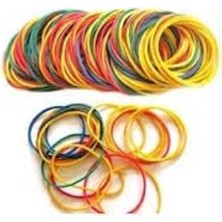 MarkEntegra Karışık Renkli Paket Lastiği, 50 Gram, Pratik Kullanım