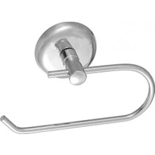 Krom Tuvalet Kağıtlığı – Duvara Monte Vidalı Metal Tuvalet Kağıdı Askısı 15 Cm, Parlak Krom Banyo Aksesuarı