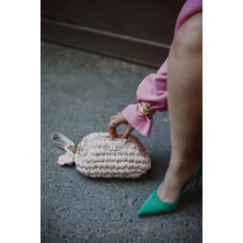 Atelier Tuğba ÇNT001 El Örgüsü Clutch & Makyaj Çantası