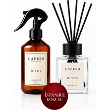 Capeso Ritus ( Istanbul Kokusu ) Çubuklu Oda Kokusu 120 ml - Ritus Oda & Kumaş Spreyi Avantajlı Set