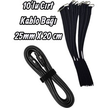 Verda 10'lu Cırt Kablo Bağı - 2.5mm 20 cm