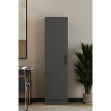 Mufi Wood Tek Kapaklı Tamamen Mdf Dolap