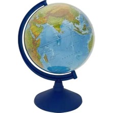Globe 30 cm Fiziki Küre Büyük Boy Kabartmalı Coğrafya Küresi