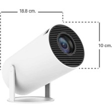 Eco Lounge Taşınabilir Projeksiyon Ayaklı Projektör Android Uyumlu HDMI Girişli