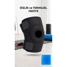 Eco Lounge Çapraz Destekli Diz Korsesi Menisküs Ağrısı Sporcu Için Termojelli