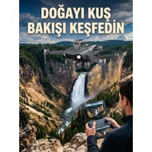 Eco Lounge Gps Konumlandırmalı Çift Kameralı Drone Canlı Görüntü Aktarımlı