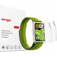 Engo Huawei Band 11 Pro Ekran Koruyucu TPU Şeffaf Film 2 Adet