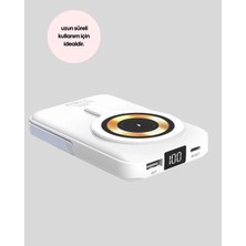 Eco Lounge Manyetik Kablosuz Powerbank 22.5W Hızlı Şarj LCD Ekranlı