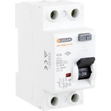 Eco Lounge 2X40A 300MA Kaçak Akım Rolesi Ka3 2-40/300MA