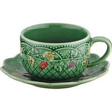 LuckyArt Vinea Seramik Yeşil Çay Fincanı 280 ml