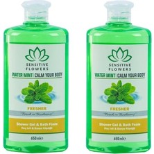Sensitive Flowers Water Mint Fresher Duş Jeli 2 x 650 ml