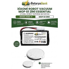 BataryaBank Mi Vacuum Mop G1 2in1 / Essential / Msjtg1 Uyumlu Robot Süpürge Bataryası 2600 Mah