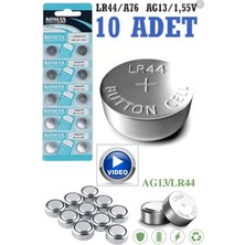 TAN EXPRESS AG13 LR44 Alkalinli Düğme Pil 1,5V Saat Oyuncak Hesap Makinesi Pili 10'lu (Videolu)