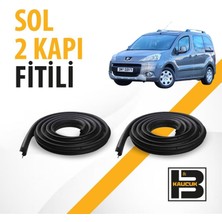 B&M Kauçuk Peugeot Partner Tepee (2009-2018) Sol Ön ve Arka Kapı Fitili BM01536