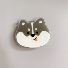  popsocket telefon tutacağı köpek desenli sevimli yapışkanlı masaüstü stand ıçin tutacak
