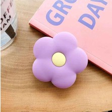  popsocket sevimli çiçekler desenli telefon tutacağı sert yüzey yapışkanlı parmak tutucu