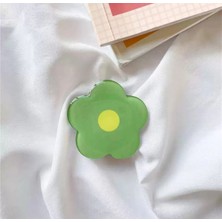  popsocket yapışkanlı çiçek telefon tutacağı çiçek şekilli akrilik epoksi yüzey parmak tutucu