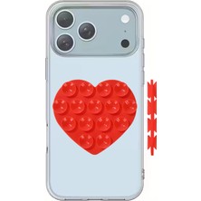  kalp çift taraflı vakumlu telefon tutucu, cep telefonu ıçin silikon, kaymaz vantuz telefon tutucu