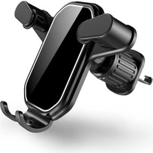  360 dönebilen kancalı araç ıçi parlak premium telefon tutucu havalandırma araba telefon tutacağı