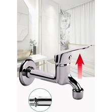 Empressco Uzun Musluk, Bahçe, Balkon, Lavabo ve Wc Için Şık ve Dayanıklı Çeşme
