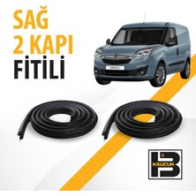 B&M Kauçuk Opel Combo D Panelvan Sağ Ön ve Arka Kapı Fitili BM01613