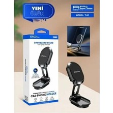  katlanabilir manyetik araç ıçi telefon tutucu metal siyah t-104