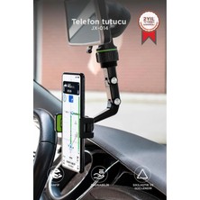 Belirtilmemiş Siyah JX014 Akrobat Telefon Tutucu 360° Döner Başlık ile Araç İçi Evrensel Uyumluluk
