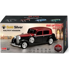 farissu Gold Silver GS-1410 Nostaljik Klasik Araba Tasarımlı Bluetooth Hoparlör
