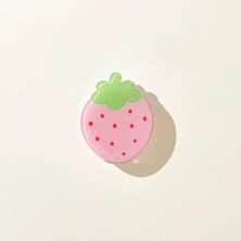  popsocket yapışkanlı çiçekler desenli telefon tutacağı akrilik epoksi yüzey parmak tutucu