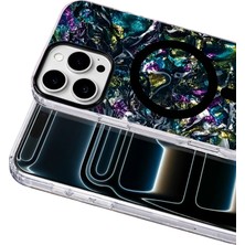 Eco Port Onegif Apple Iphone 16 Pro Max Mila Dalgalı Magsafe Kapak - Lacivert