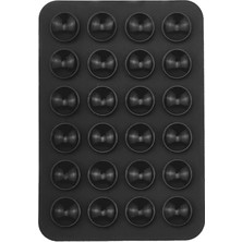  tüm telefonlarla uyumlu yapışkanlı kaymaz silikon vantuz telefon tutucu