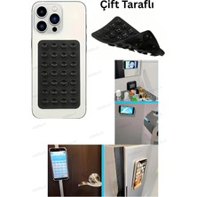  çift taraflı silikon vantuzlu telefon tutucu sök tak uygun ız bırakmayan model tutacak