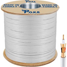 Poke 2+1 Cctv 0.50 Kamera Kablosu Gold 500MT PK-1017