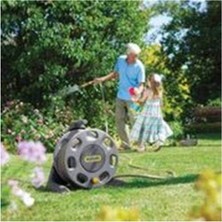 Hozelock 2412H 15 M 1/2" Hortumlu 30 M Kapasiteli Hortum Toplama Sarma Makara Seti