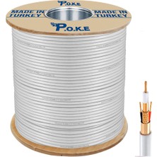 Poke 2+1 Cctv 0.50 Kamera Kablosu Gold 300MT PK-1016