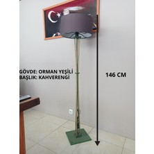 Ahşap Lambader -Köşe Lambası Orman Yeşili
