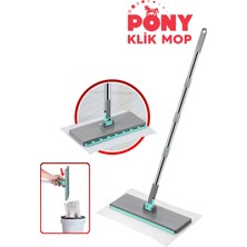 Pony Klik Mop El Değmeden Islak Havlu ve Bez Kullan At Islak Havlu ile Uyumlu