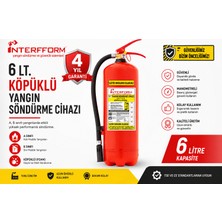 İnterform Interform 6 kg Köpüklü Yangın Söndürme Cihazı